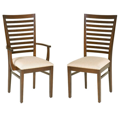 Amish Tuscany Modern Ladder Back Dining Chair — product view 2