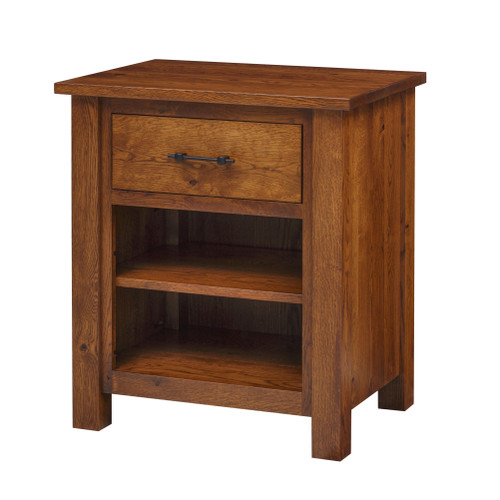 Amish Heirloom Mission 1-Drawer Nightstand — product view 2