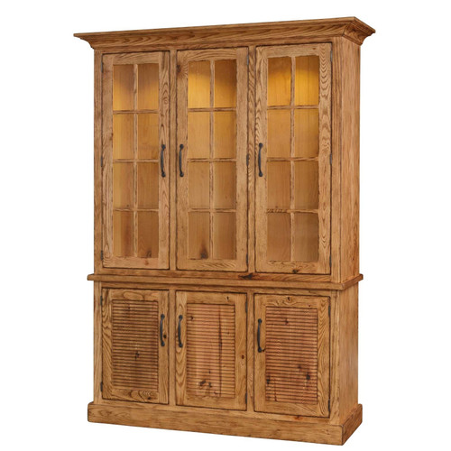 Baldwin Amish Solid Wood 3-Door Hutch — product view 2