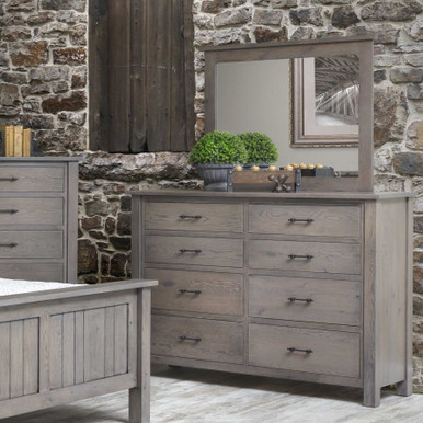 Heirloom Mission High Dresser | Handmade Amish Solid Wood Furniture with Heirloom Quality Craftsmanship, Made in USA