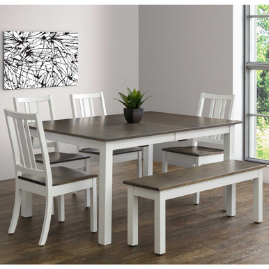 Eco Leg Dining Table - Quick Ship | Handmade Amish Solid Wood Furniture with Heirloom Quality Craftsmanship, Made in USA