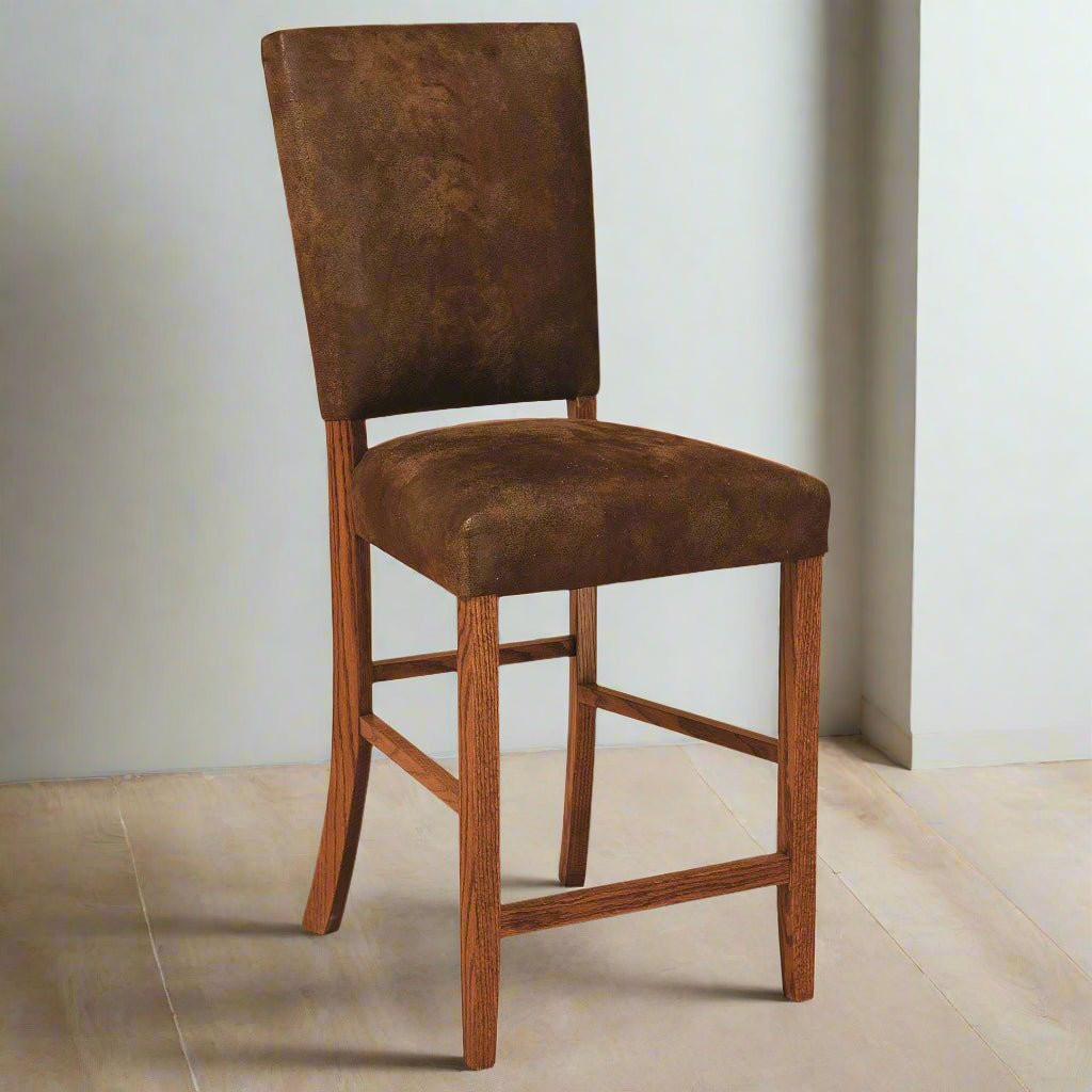 Amish Warner Cushion Bar Chair — actual product photograph