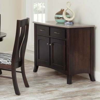 Concord 2-Door Dining Buffet | Handmade Amish Solid Wood Furniture with Heirloom Quality Craftsmanship, Made in USA