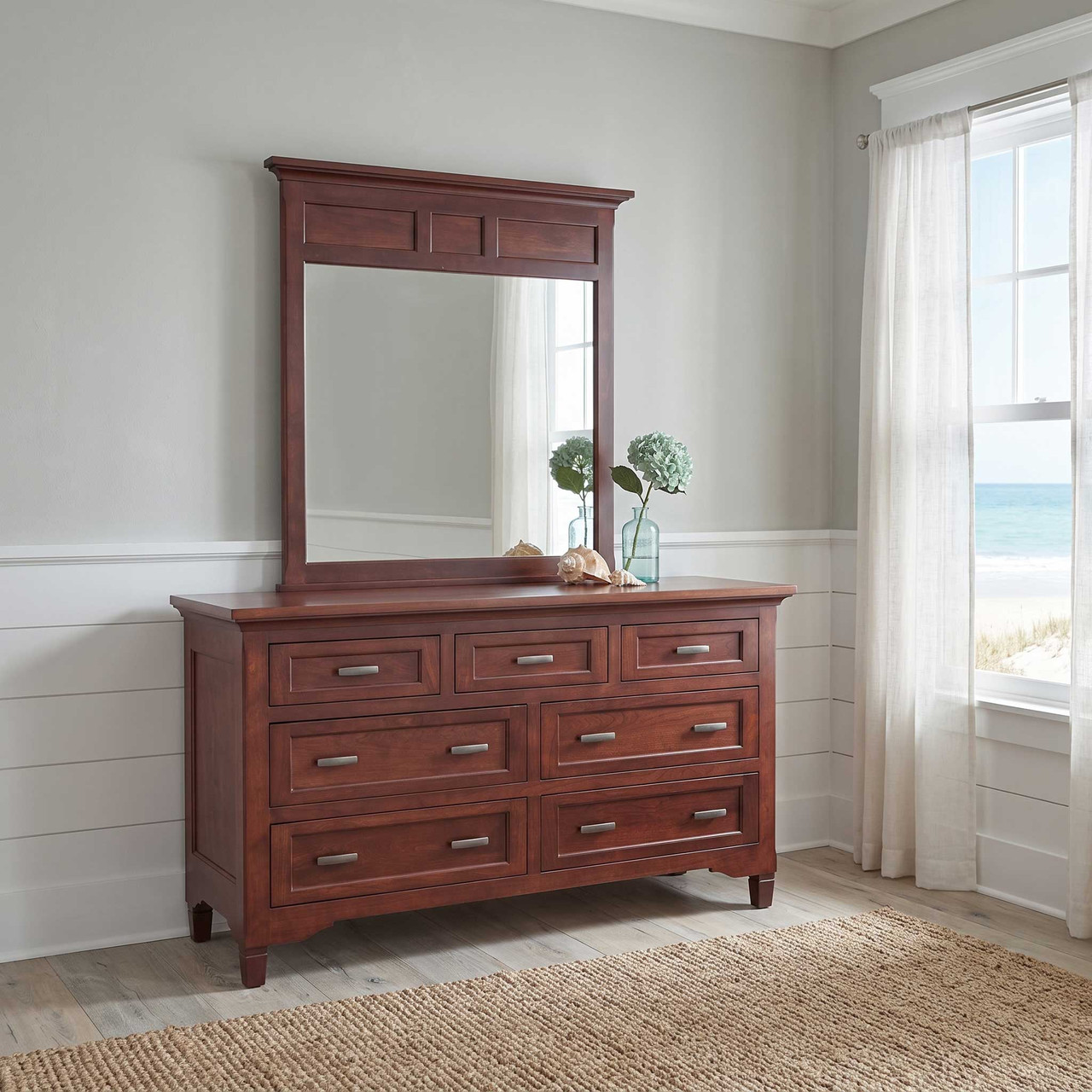 Amish Lexington Bedroom 7 Drawer Dresser — actual product photograph