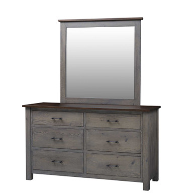 Heirloom Mission Dresser | Handmade Amish Solid Wood Furniture with Heirloom Quality Craftsmanship, Made in USA