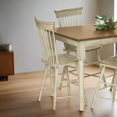 Plymouth Windsor Bar Chair | Handmade Amish Solid Wood Furniture with Heirloom Quality Craftsmanship, Made in USA