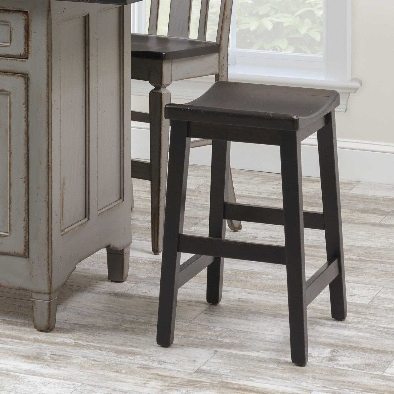 Amish Coby Bar Height Stool — actual product photograph
