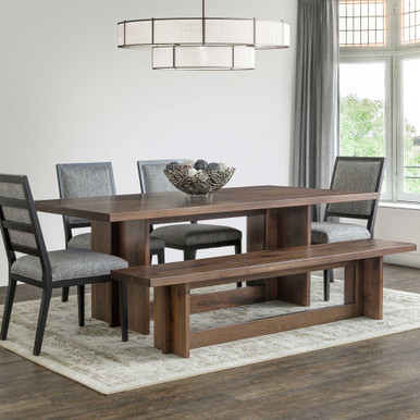 Sophia Dining Room Trestle Table | Handmade Amish Solid Wood Furniture with Heirloom Quality Craftsmanship, Made in USA