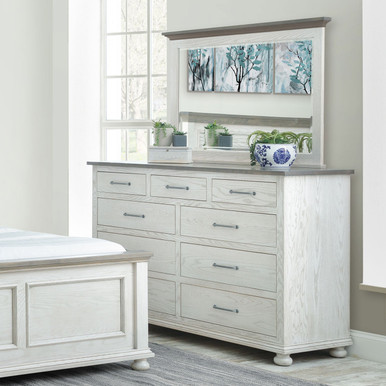 Hickory Grove 41"h Dresser | Handmade Amish Solid Wood Furniture with Heirloom Quality Craftsmanship, Made in USA