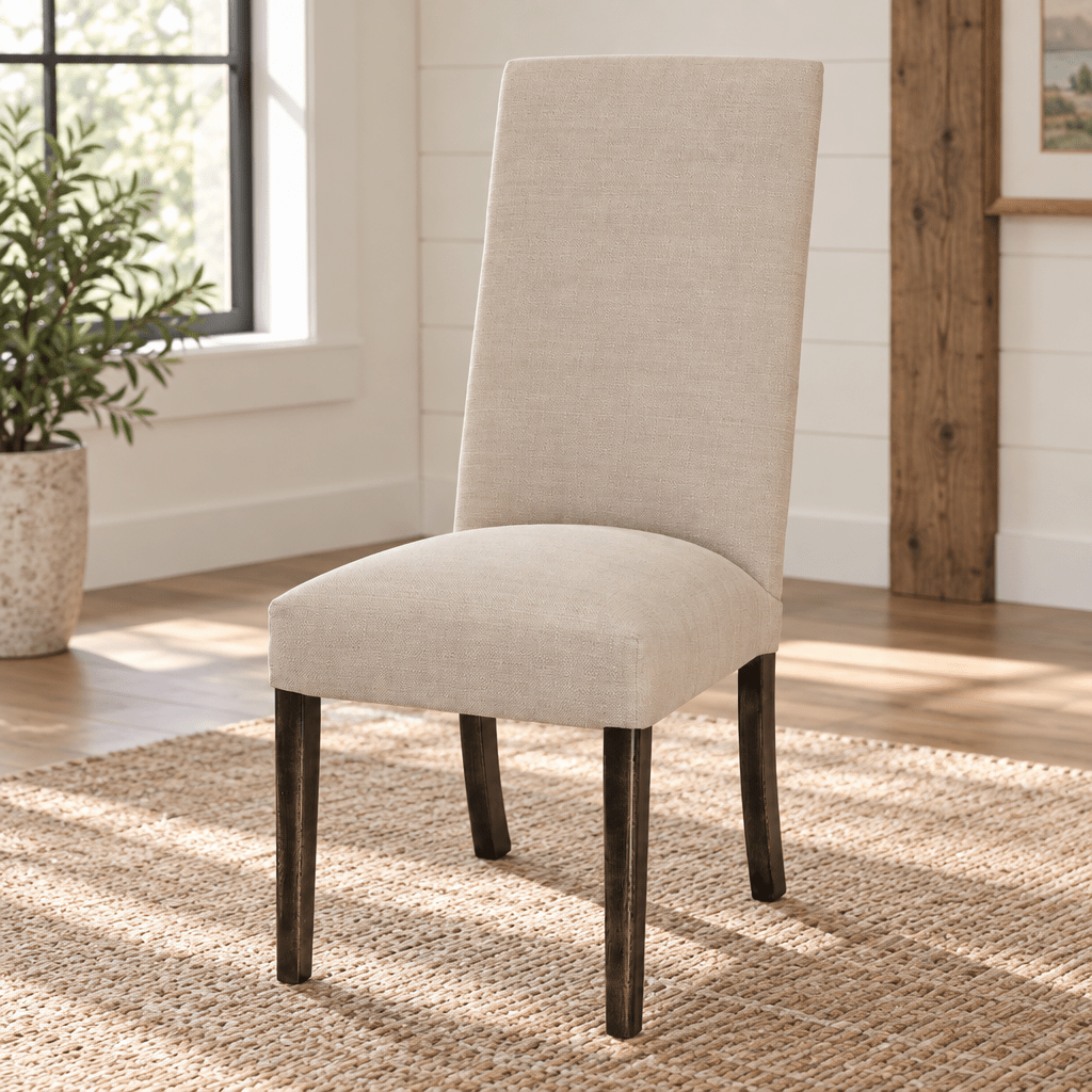 Amish Sheldon Upholstered Dining Chair - Quick Ship — actual product photograph