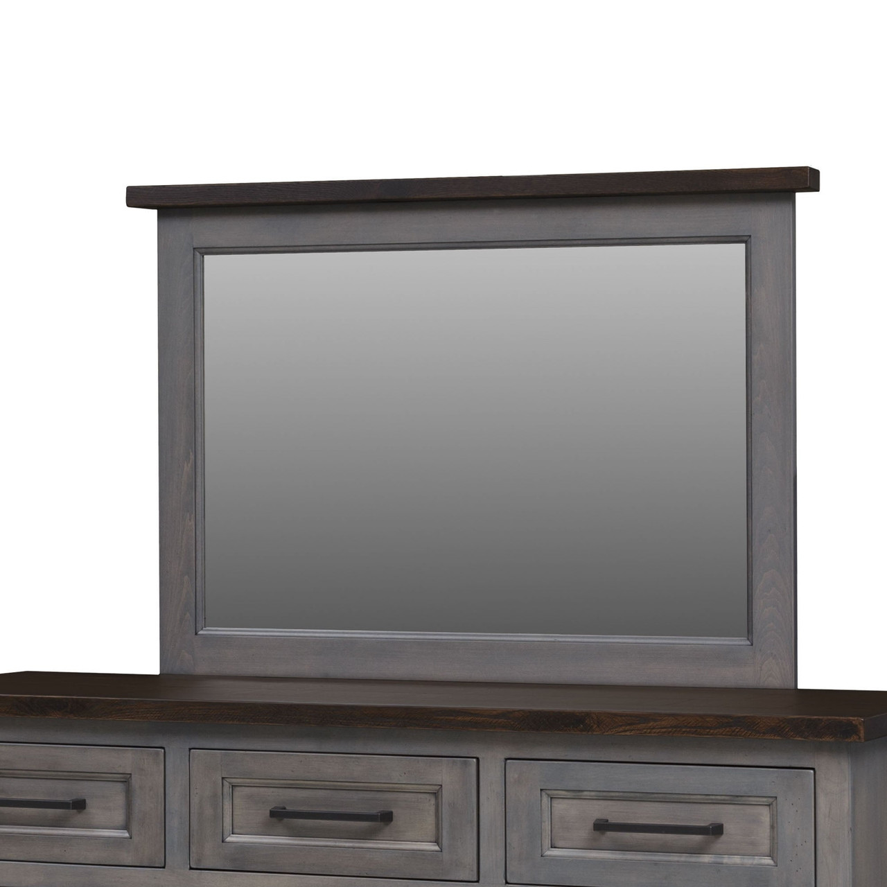 Amish Hudson Mirror (for 44"high dresser) — actual product photograph