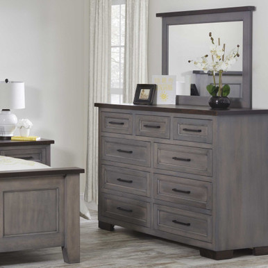 Hudson High Dresser | Handmade Amish Solid Wood Furniture with Heirloom Quality Craftsmanship, Made in USA