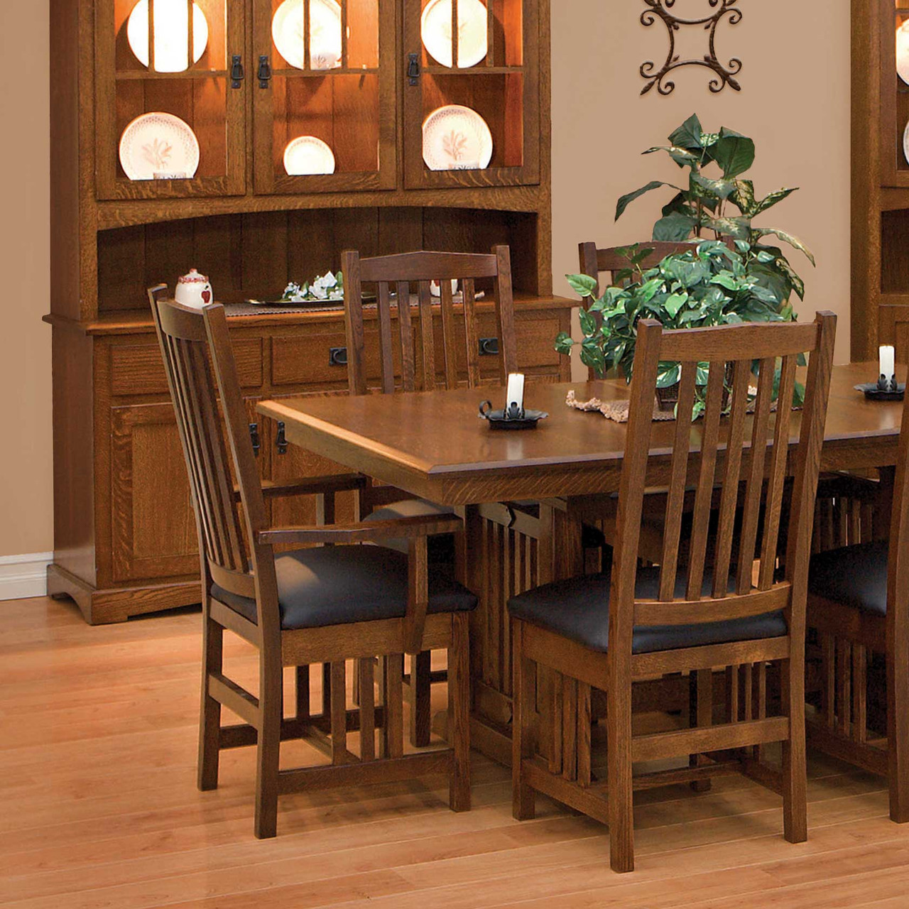 Amish Mission Dining Chair — actual product photograph