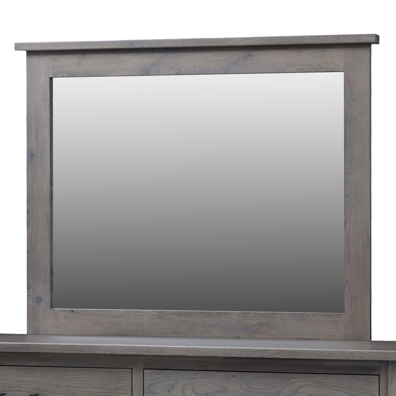 Amish Heirloom Mission Mirror (for 44" high dresser) — actual product photograph