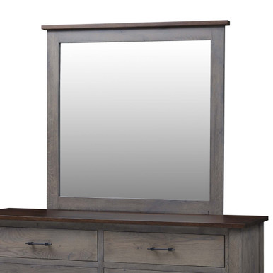 Heirloom Mission Mirror (for 36" high dresser) | Handmade Amish Solid Wood Furniture with Heirloom Quality Craftsmanship, Made in USA