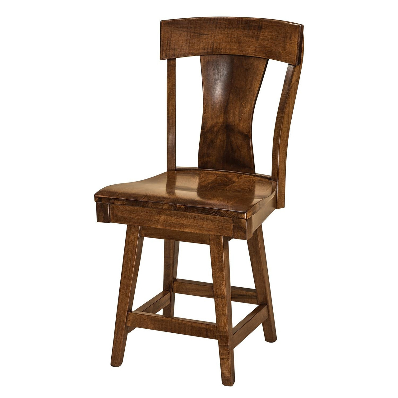 Amish Ramsey Swivel Bar Stool — actual product photograph