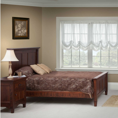 Lexington Panel Bed | Handmade Amish Solid Wood Furniture with Heirloom Quality Craftsmanship, Made in USA