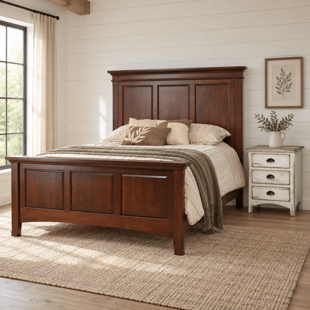 Amish Brookfield Panel Bed — actual product photograph