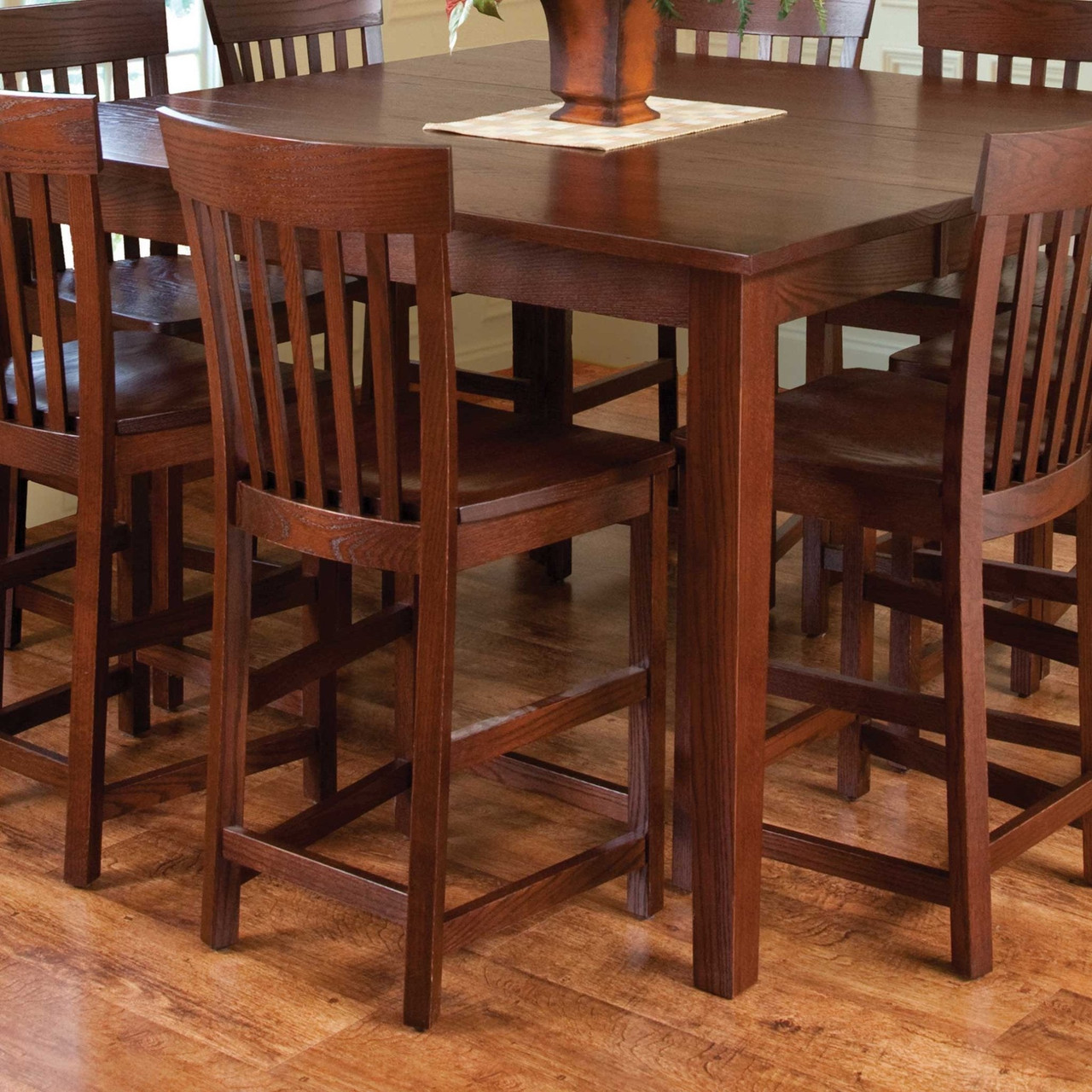 Amish Trenton Low Back Bar Chair — actual product photograph