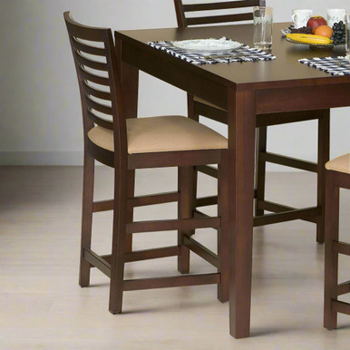 Tuscany Modern Bar Chair | Handmade Amish Solid Wood Furniture with Heirloom Quality Craftsmanship, Made in USA