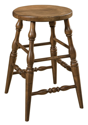 Scoop Swivel & Counter Stools | Handmade Amish Solid Wood Furniture with Heirloom Quality Craftsmanship, Made in USA