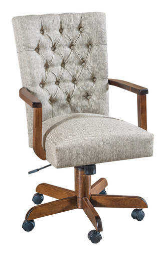Lancaster Legacy Alana Desk Chairs | Handmade Premium Solid Wood, Heirloom Quality Amish Furniture | Made in USA