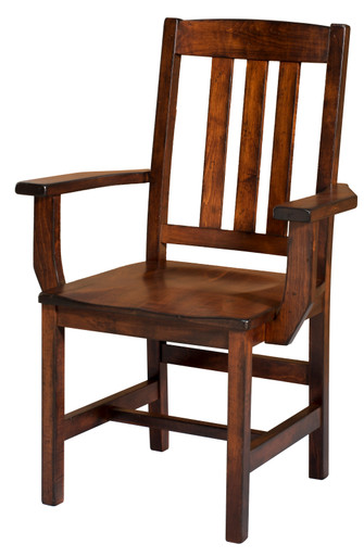 Lancaster Legacy Ancient Mission Desk Chairs | Handmade Premium Solid Wood, Heirloom Quality Amish Furniture | Made in USA