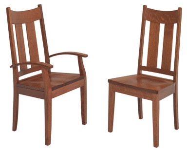 Lancaster Legacy Aspen Desk Chairs | Handmade Premium Solid Wood, Heirloom Quality Amish Furniture | Made in USA