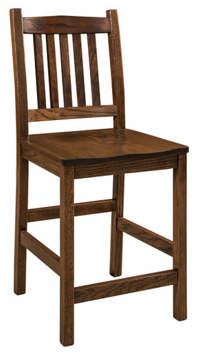 Lancaster Legacy Mission Counter and Bar Stools | Handmade Premium Solid Wood, Heirloom Quality Amish Furniture | Made in USA