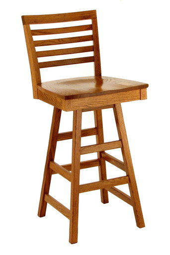 Lancaster Legacy Tuscany Swivel Barstools | Handmade Premium Solid Wood, Heirloom Quality Amish Furniture | Made in USA