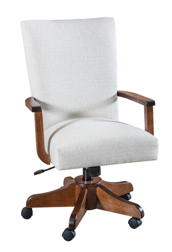 Lancaster Legacy Venice Desk Chairs, Swivel Barstools | Handmade Premium Solid Wood, Heirloom Quality Amish Furniture | Made in USA
