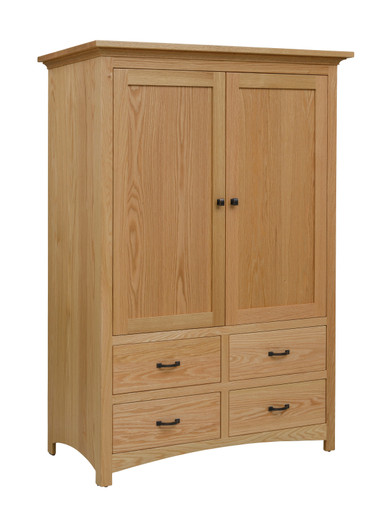 Lancaster Legacy Avondale Wardrobe | Handmade Premium Solid Wood, Heirloom Quality Amish Furniture | Made in USA