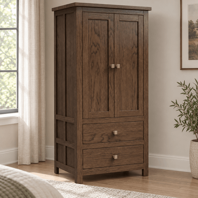 Alto Armoire | Handmade Amish Solid Wood Furniture for Refined Interiors, Heirloom Quality, Made in USA