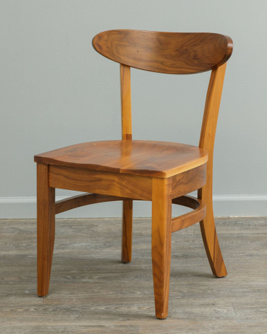 Hawthorn Mid Century Modern Dining Chair | Handmade Amish Solid Wood Furniture with Heirloom Quality Craftsmanship, Made in USA