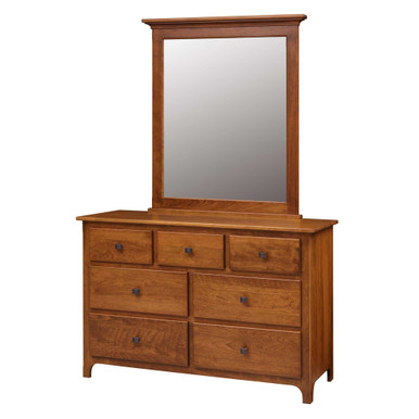 Plymouth 48" Dresser | Handmade Amish Solid Wood Furniture with Heirloom Quality Craftsmanship, Made in USA
