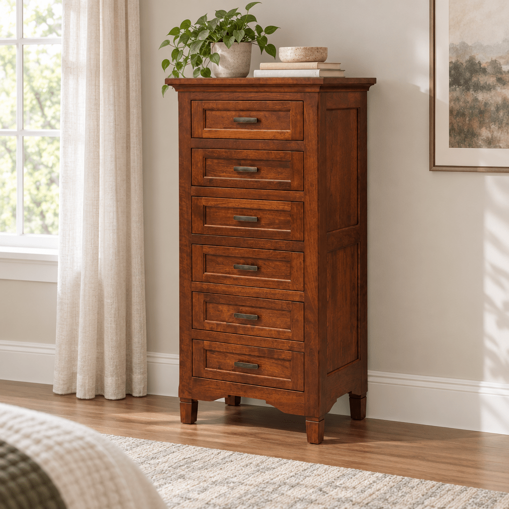 Amish Lexington Solid Wood Lingerie Chest — actual product photograph