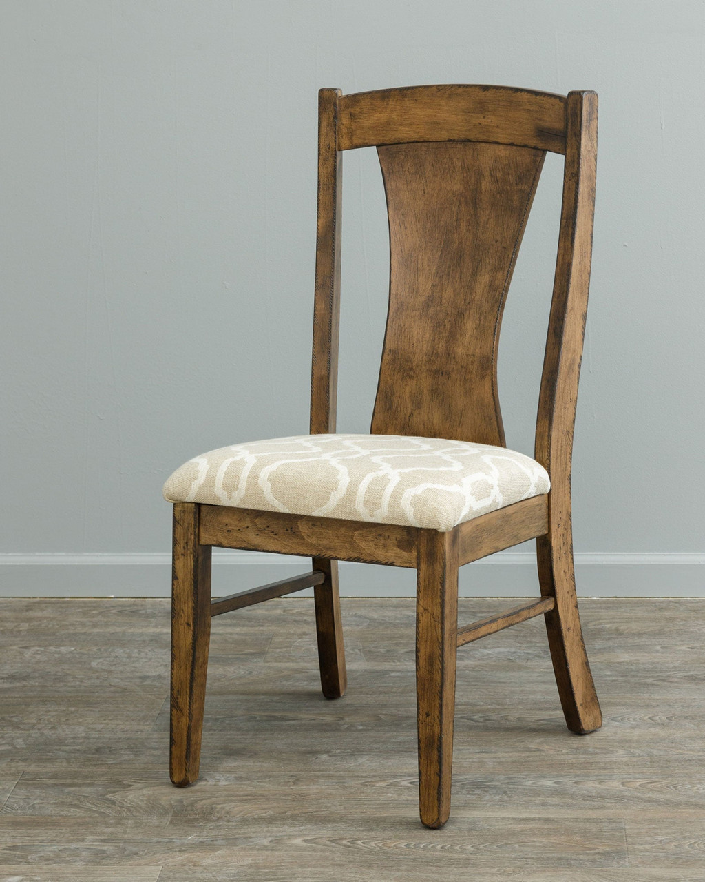 Amish Westin Lumbar Dining Chair - Quick Ship — actual product photograph