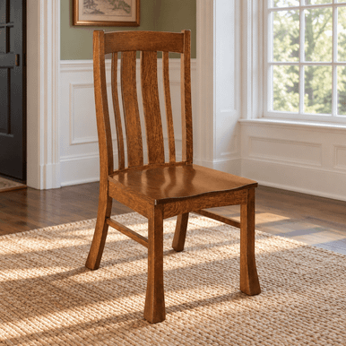 Breckenridge Dining Chair | Handmade Amish Solid Wood Furniture with Heirloom Quality Craftsmanship, Made in USA