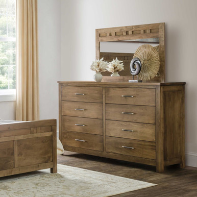 Brooklyn 8 Drawer Dresser | Handmade Amish Solid Wood Furniture with Heirloom Quality Craftsmanship, Made in USA