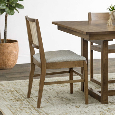 Sterling Cushion Dining Chair | Handmade Amish Solid Wood Furniture with Heirloom Quality Craftsmanship, Made in USA