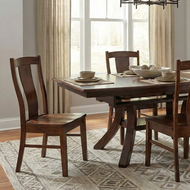 Maverick Dining Chair | Handmade Amish Solid Wood Furniture with Heirloom Quality Craftsmanship, Made in USA