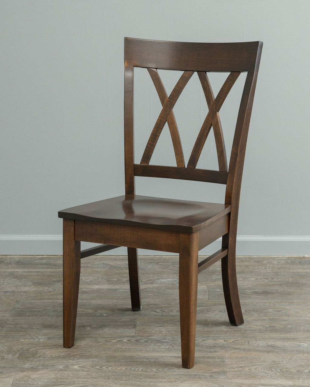 Amish Herrington Double X Back Dining Chair — actual product photograph