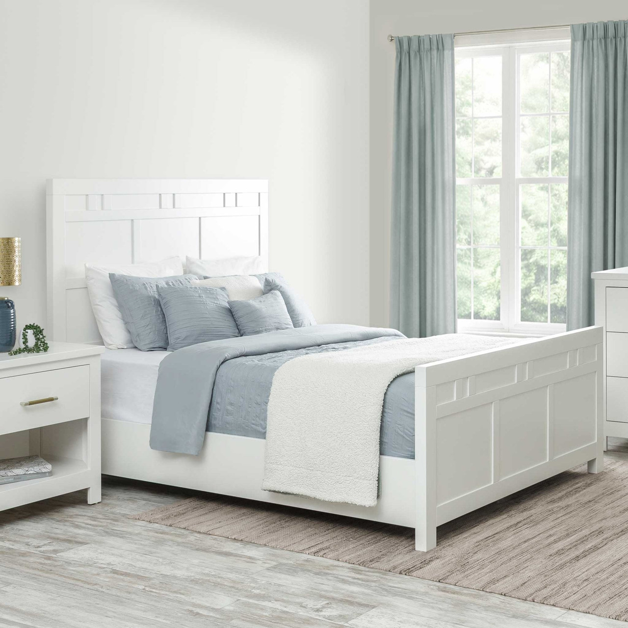 Amish Brooklyn Solid Wood Bed - 56" Headboard — actual product photograph