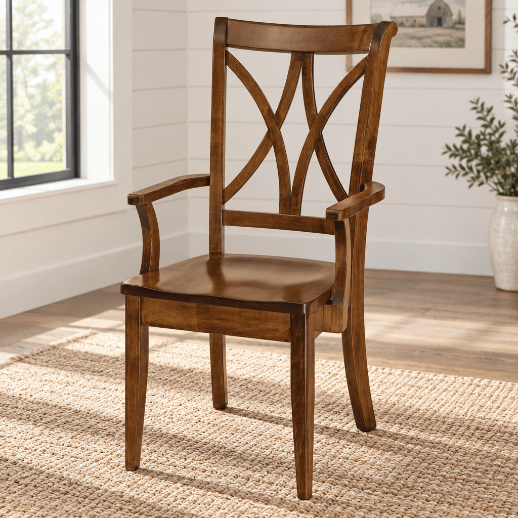 Amish Callahan Dining Arm Chair — actual product photograph
