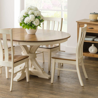 Willow Lumbar Dining Chair | Handmade Amish Solid Wood Furniture with Heirloom Quality Craftsmanship, Made in USA