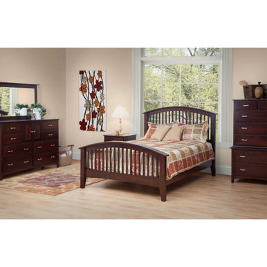Concord 5pc Bedroom Set | Handmade Amish Solid Wood Furniture with Heirloom Quality Craftsmanship, Made in USA