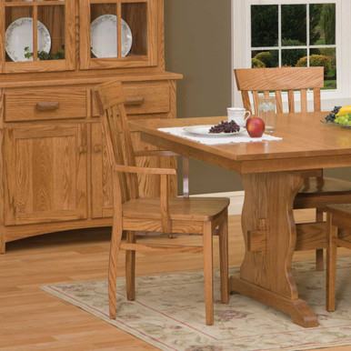 Trenton Dining Chair | Handmade Amish Solid Wood Furniture with Heirloom Quality Craftsmanship, Made in USA