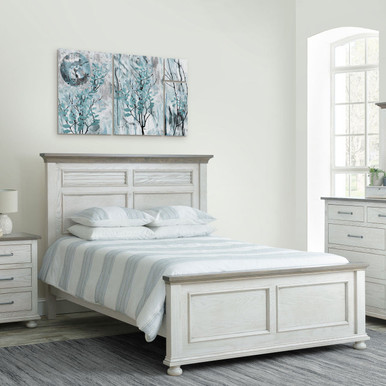 Hickory Grove 2-Panel Bed | Handmade Amish Solid Wood Furniture with Heirloom Quality Craftsmanship, Made in USA