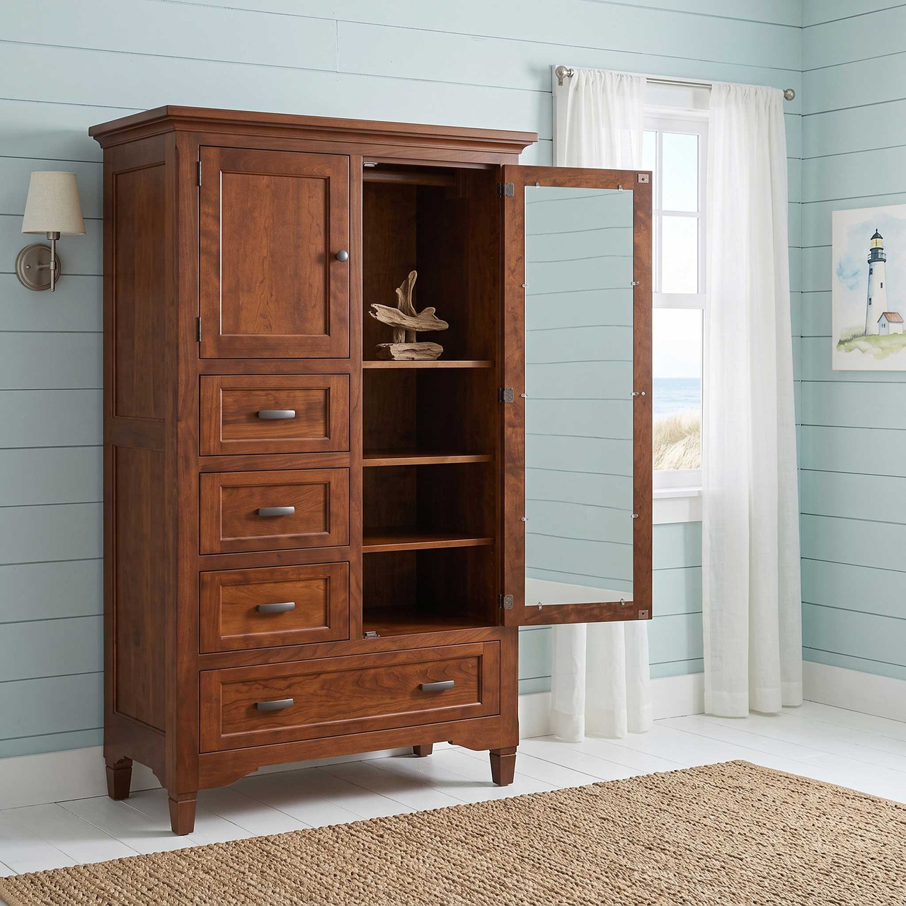 Amish Lexington Bedroom Storage Chifferobe — actual product photograph