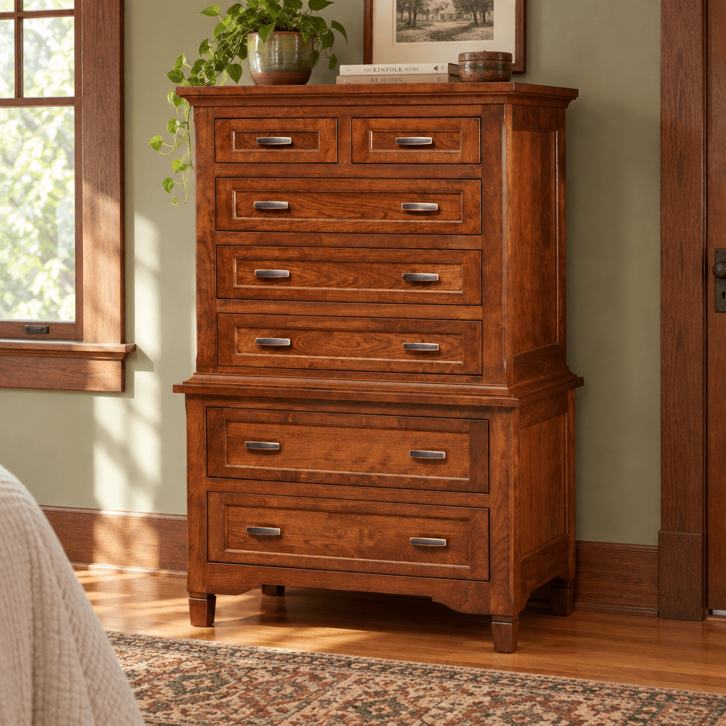 Amish Lexington Chest-on-Chest — actual product photograph